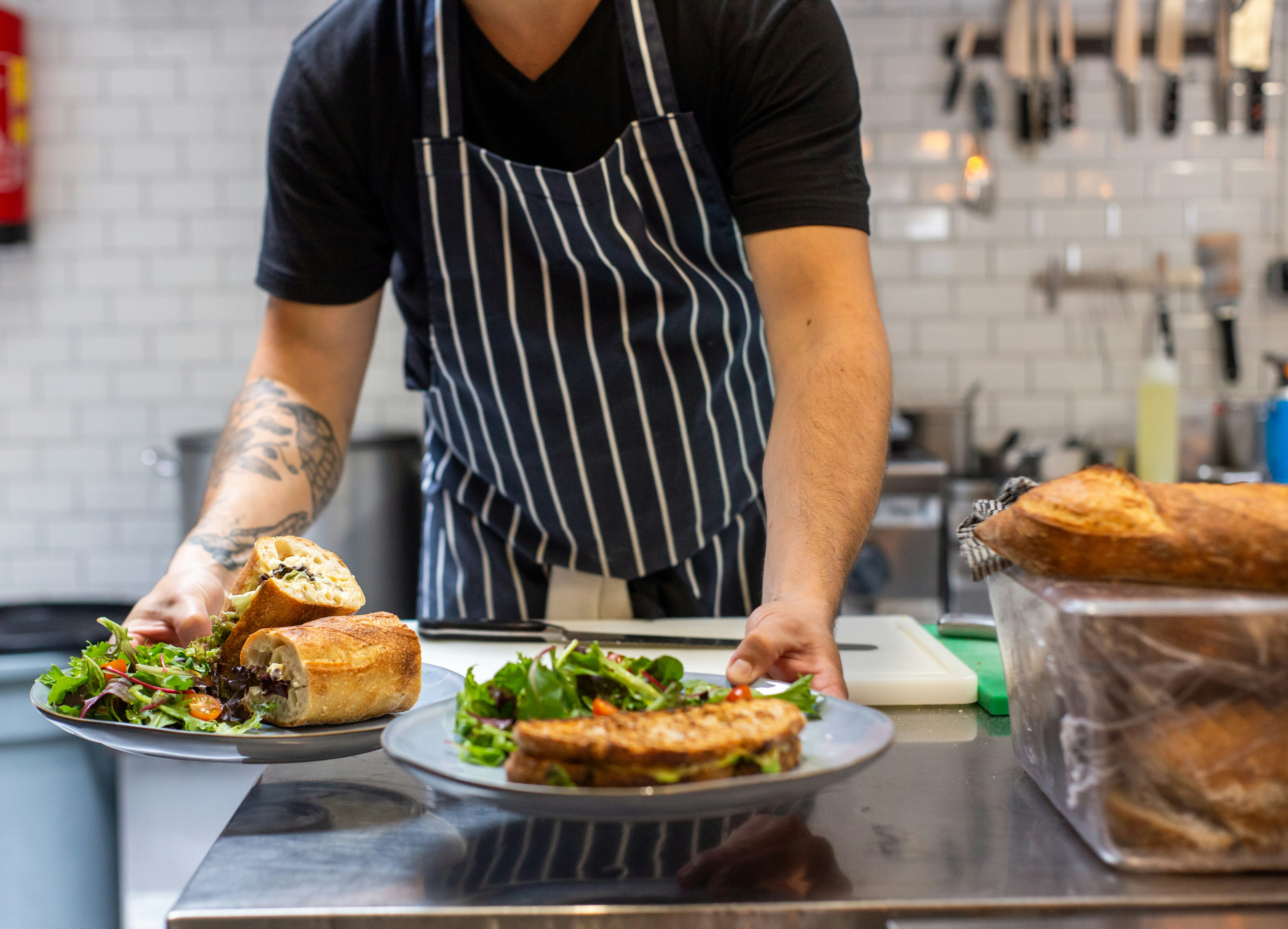 Marcus, catering and events business owner